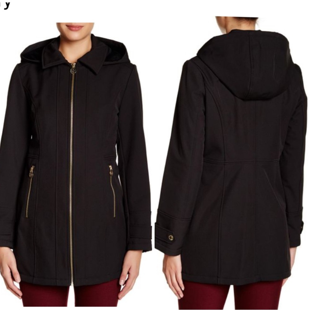 48. Michael Kors Missy Hooded Raincoat Size S